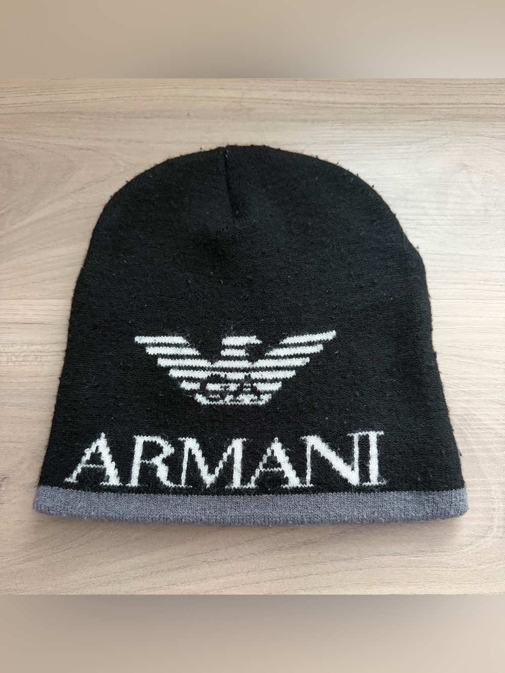Emporio Armani Black Beanie